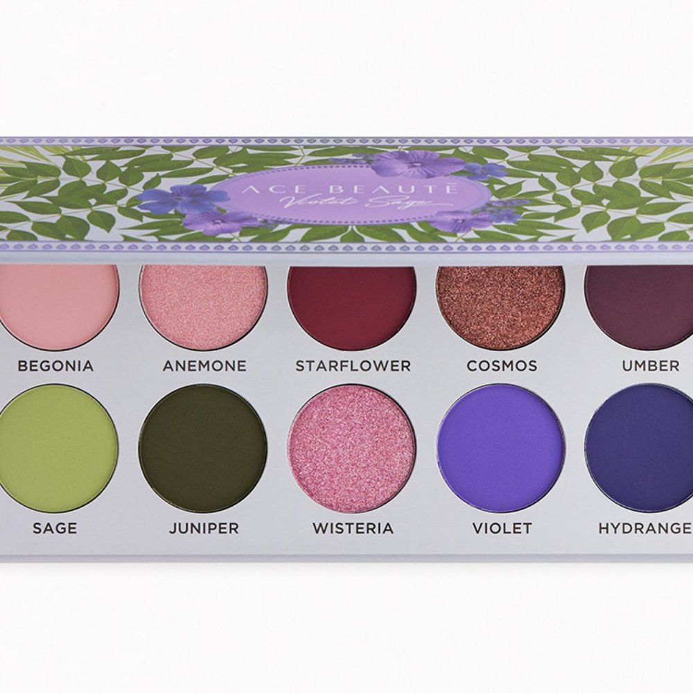 Ace Beaute Violet Sage Palette NEW